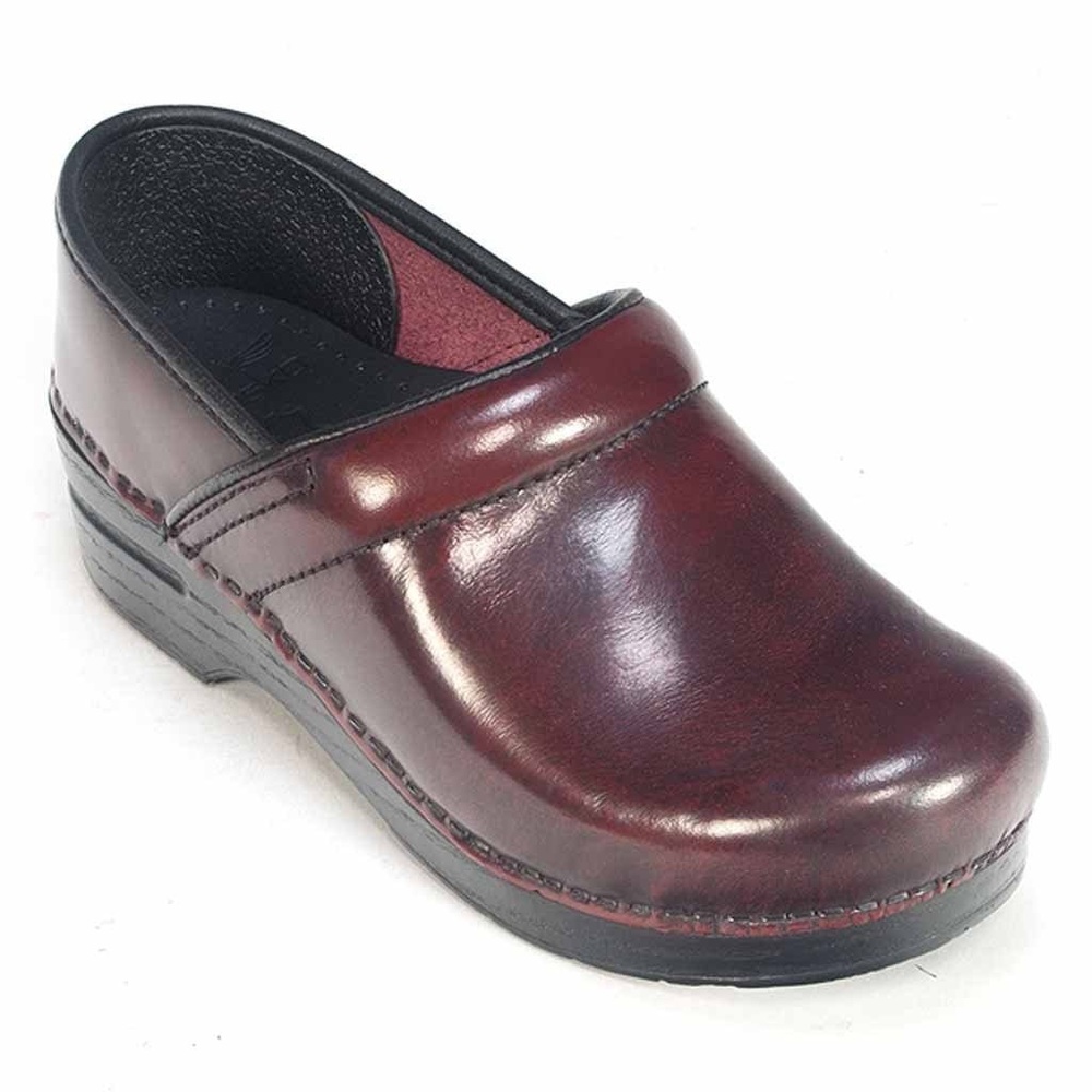OXBLOOD DANSKO CLOGS